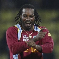 Chris Gayle - 77 off 44 mere balls