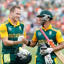 David Miller and Jean-Paul Duminy - Individual tons with 256 runs partnership vs. Zimbabwe