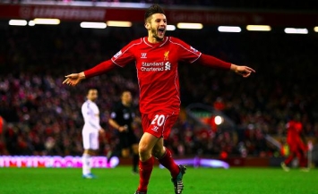 Will Lallana help Liverpool get their third win in a row next Thursday? 