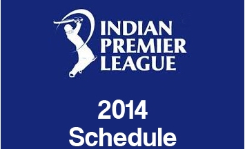 IPL 2014 Schedule