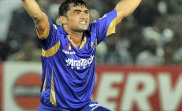 Pravin Tambe - Hat-trick against vs. KKR