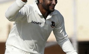 Shakib Al hasan - Third player in the history to smash ton and 10 wickets