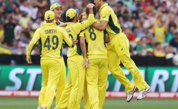 The Australian unit are looking formidable as they take the field against India.
