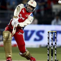 Chris Gayle Herculean knock of 117 off 57 mere balls