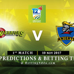 CSA T20 Challenge Warriors v Knights 10 November 2017 Predictions and Betting Tips