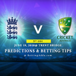England vs Australia 3rd ODI Prediction Betting Tips Preview