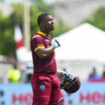 Evin Lewis West Indies v India 1st T20