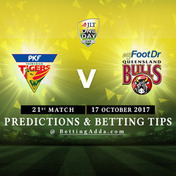 JLT Cup 2017 Tasmania v Queensland 21st Match Prediction and Betting Tips