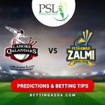 Lahore Qalandars v Peshawar Zalmi Predictions and Betting Tips