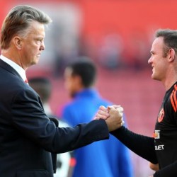 Louis Van Gaal and Wayne Rooney