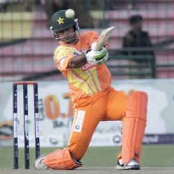 Mohammad Hafeez Only batsman who resisted against Abbottabad Region