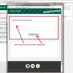 Paddy Power Contact Support Live Chat 2