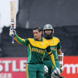 Quinton de Kock and Hashim Amla Tons in the 3rd ODI