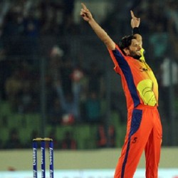 Shahid Afridi Prominent all rounder of Sylhet Super Stars