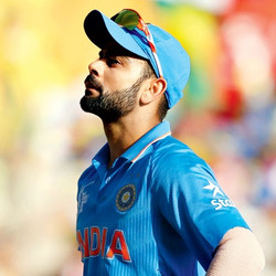 Virat Kohli Mainstay of the Indian batting