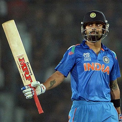 Virat Kohli Unbeaten 56 vs India