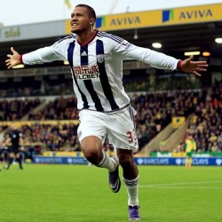 West Brom striker Salomon Rondon